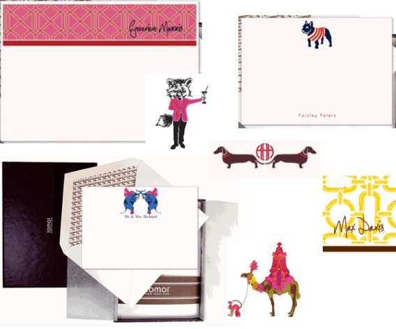 I love the whimsical stationery from iomoi.com.